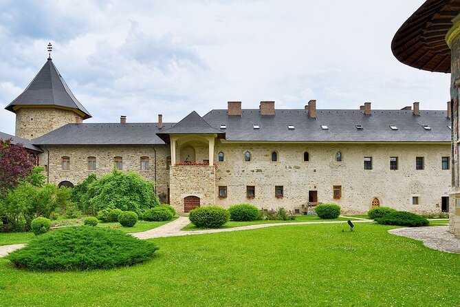 1-Day Bucovina Painted Monasteries tour from Suceava - English - Stop 4 Sucevita Monastery: Movila family power and the Virtues Lather scene