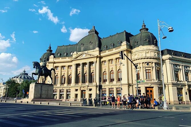 Best of Bucharest | Private Walking Tour - Palatul CEC on Calea Victoriei: a French-inspired finale built in 1900