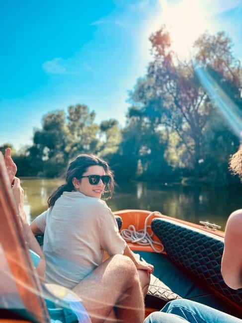 Boat Tour to Letea Forest - Heading toward Letea, then switching to an off-road safari