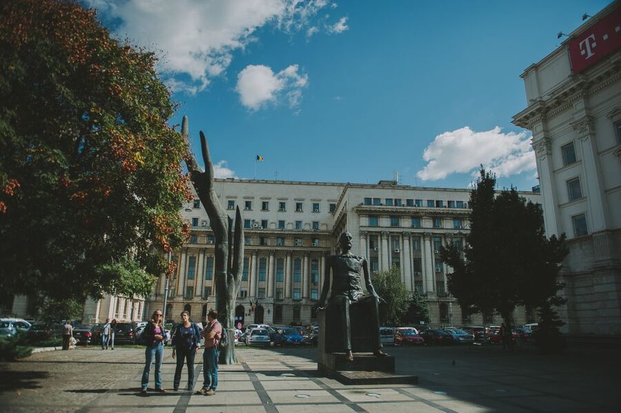 Bucharest: 3-Hour Dark History Tour with a Local - University Square: where protests and revolution left visible marks