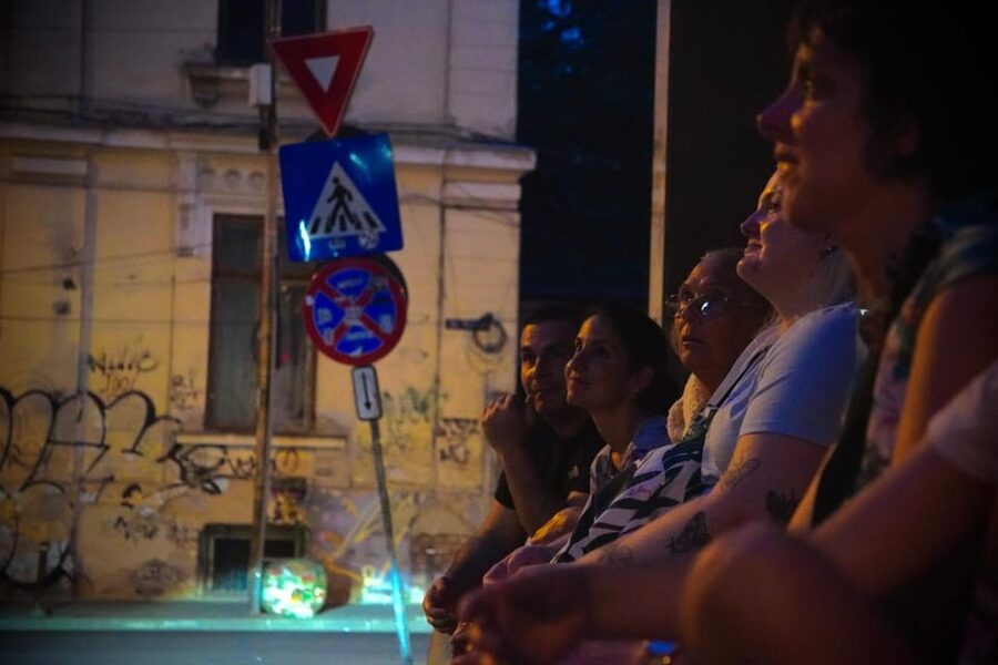 Bucharest: Ghost Stories & Romanian Mythology Walking Tour - Meeting at the National Theatre, then turning the streets spooky