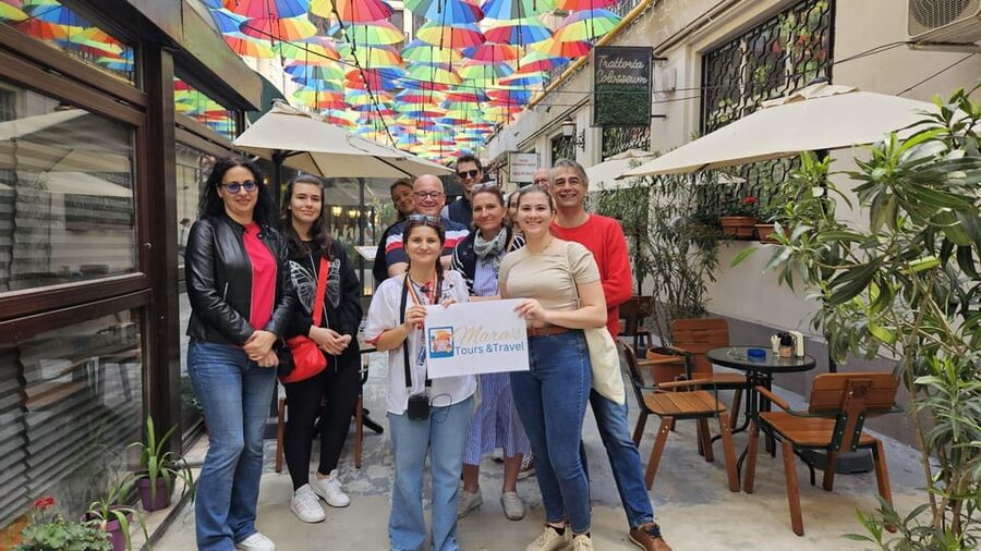 Bucharest: Guided Walking Tour with Romanian Snack - Unirii Square and the Palace of the Parliament view that sets the mood
