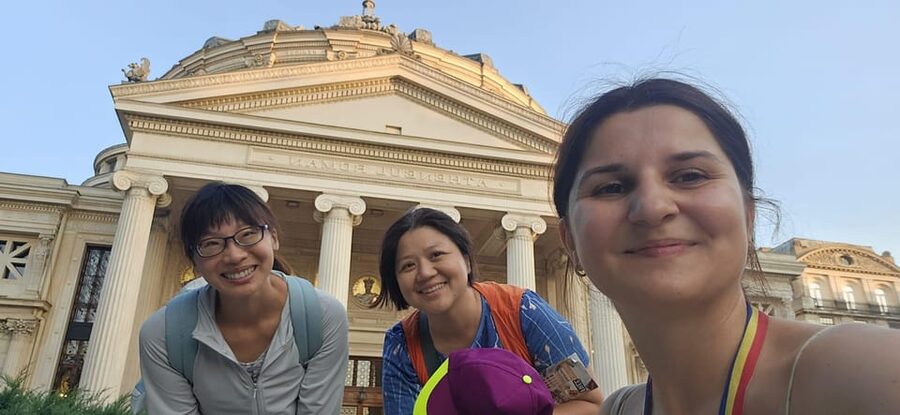 Bucharest: Guided Walking Tour with Romanian Snack - Equestrian Statue of Carol I and the calm lead-in to the Athenaeum