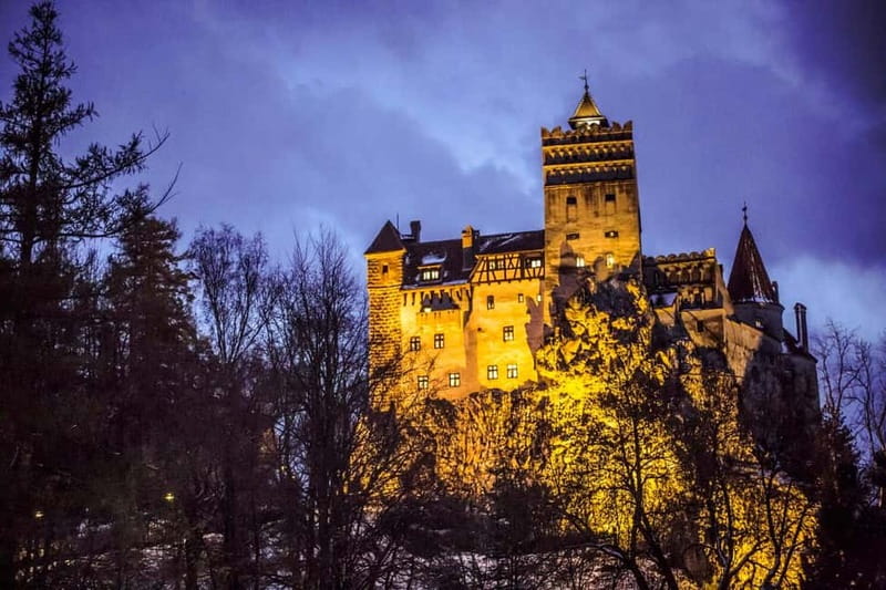 Bucharest: Halloween Party at Bran Castle - Bran Castle tour time: photos, wine, champagne tasting, and staged entertainment