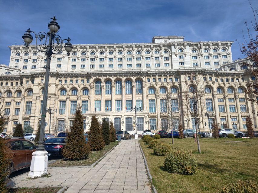 Bucharest: Parliament Senate Entry Tickets and Guided Tour - Courtyard Entry, Main Stairs, and the Palace Interior Feel