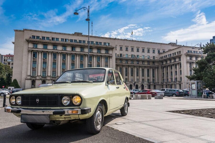Bucharest: Private Communist Tour in a Romanian Vintage Car - The Palace of Parliament: why the outside viewpoint is the point