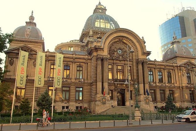 Bucharest Private Tour of the City by Car - House of the Free Press: quick photo stop with context