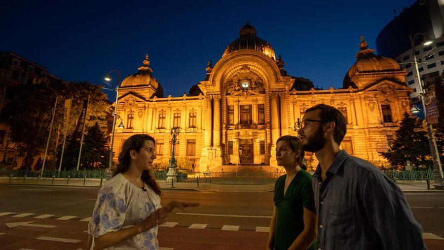 Bucharest: Private Walking Tour with Expert Local Guide - Where the tour begins: the Romanian Athenaeum as your orientation point
