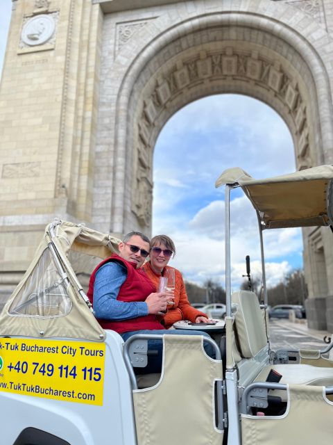 Bucharest: Romantic Tuk Tuk Tour with miniBAR - Key highlights at a glance