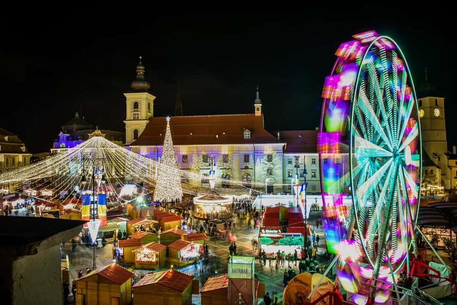 Bucharest: Sibiu Christmas Market Day Trip with Transfers - What You’ll Do in Sibiu: Market Walk, Cathedral Time, and City Highlights