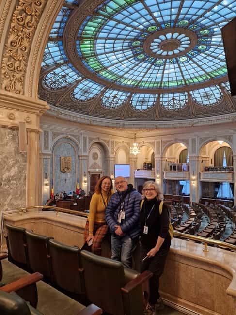 Bucharest: tour in the Parliament in Italian+exterior visit with guide - Stavropoleos Monastery, Court of Appeal, and the Dambovita angle