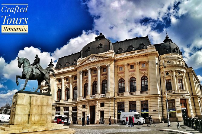 Bucharest Unveiled: A Private Walking Journey - Biblioteca Centrală Universitară and King Carol I’s equestrian presence