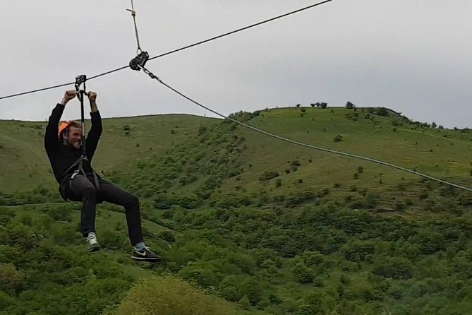 CLUJ ADVENTURE TOUR ! ZIP LINE and HIKE - The Guided Hike: karst trails, caves, and a climb of about 339 m