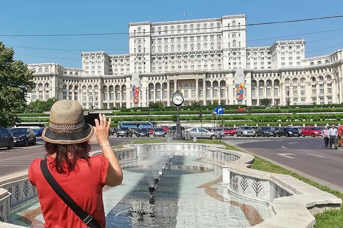 Communism Investigation - Private Tour in Bucharest - The Palace of Parliament, a quick photo stop with big visual payoff