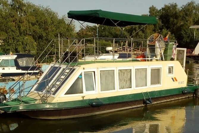 <strong><em>Daily Tour in the Danube Delta Departing from Tulcea Port</em></strong> – Key things to know before you go’ /></p>
<ul>
<li><strong>Small group size (up to 10 passengers)</strong>, so you get more interaction than on big-deck tours</li>
<li><strong>English-speaking guide</strong> with a strong focus on what you are seeing in the delta</li>
<li><strong>Snacks, bottled water, and coffee included</strong>, plus an onboard bathroom</li>
<li><strong>A guided boat route with a souvenir map</strong>, helpful for remembering what you just covered</li>
<li><strong>Nature time plus a stop on a small island</strong>, so you can stretch, shop a bit, and reset</li>
<li><strong>Weather can matter</strong>, since rain and wind can affect seating access and even canceling in severe conditions</li>
</ul>
<div class="twil" style="margin: 20px 0; padding: 15px 0;"><p>More Danube Delta boat days:</p><ul style="margin: 10px 0; padding-left: 0; list-style: none;"><li style="margin: 6px 0; line-height: 1.4;"><a href="https://theromaniatraveler.com/boat-trip-to-caraorman-forest-danube-delta-5-6-hours/">Boat Trip to Caraorman Forest – Danube Delta (5-6 hours)</a><span style="margin-left: 8px; font-size: 0.82em; color: #555; white-space: nowrap;"><span style="color: #1A6647;">★</span> 4.6 &middot; 42 reviews</span></li><li style="margin: 6px 0; line-height: 1.4;"><a href="https://theromaniatraveler.com/from-bucharest-day-trip-to-danube-delta/">From Bucharest: Day Trip to Danube Delta</a><span style="margin-left: 8px; font-size: 0.82em; color: #555; white-space: nowrap;"><span style="color: #1A6647;">★</span> 4.7 &middot; 39 reviews</span></li><li style="margin: 6px 0; line-height: 1.4;"><a href="https://theromaniatraveler.com/orsova-danubes-cauldrons-boat-tours-with-audio-guide/">Orsova: Danube’s Cauldrons Boat Tours with Audio Guide</a><span style="margin-left: 8px; font-size: 0.82em; color: #555; white-space: nowrap;"><span style="color: #1A6647;">★</span> 4.8 &middot; 28 reviews</span></li><li style="margin: 6px 0; line-height: 1.4;"><a href="https://theromaniatraveler.com/danube-gorge-banat-waterfalls/">Danube Gorge & Banat Waterfalls</a><span style="margin-left: 8px; font-size: 0.82em; color: #555; white-space: nowrap;"><span style="color: #1A6647;">★</span> 5.0 &middot; 27 reviews</span></li></ul></div><h2 id="tulcea-port-to-the-danube-delta-a-short-ride-that-feels-like-a-full-day">Tulcea Port to the Danube Delta, a short ride that feels like a full day</h2>
<p><img width="669" height="446" decoding="async" src=