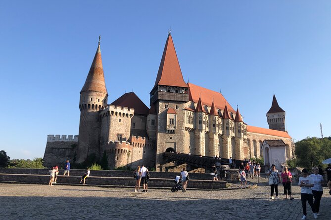 Day trip to Corvin Castle and Sibiu (and back) from Timisoara - Lutheran Evangelical Cathedral tower: earning those Sibiu views