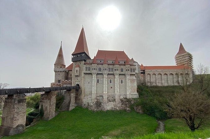 Discover Corvin Castle in Hunedoara and Deva Fortress - Deva Fortress ruins and the view from volcanic hill top