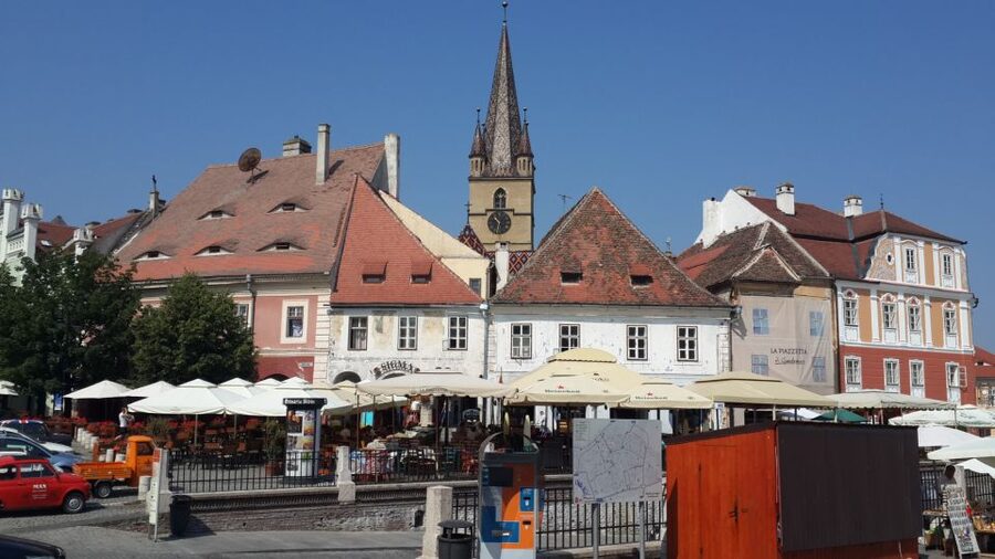From Brasov: Guided Sighisoara and Sibiu Private Day Trip - Sibiu old town: Gothic and Baroc style streets, colorful houses, and two squares