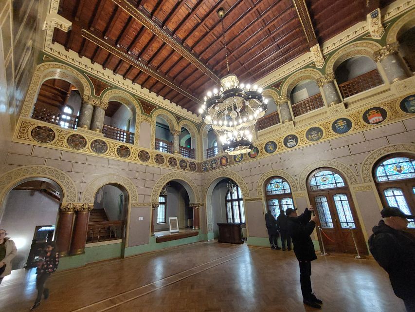 From Brasov: Peles Castle, Bran Castle & Cantacuzino Castle - Cantacuzino Castle at Bușteni: the Wednesday connection with mountain views
