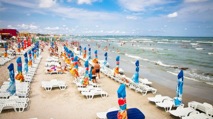 From Bucharest: Full-Day History, Sun & Fun at the Black Sea - Mamaia Beach Resort time: real sun and an actual break