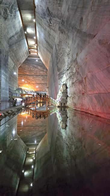 From Bucharest: Salt Mine, Mogosoaia Palace & Dracula's tomb - Slănic Prahova Salt Mine: a cool, cathedral-like underground world