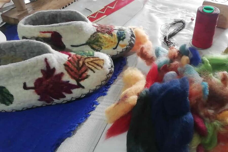 From Sibiu: Rural Gastronomy & Village Crafts around Biertan - Copșa Mare Wool Felting and Saxon Village Symbols