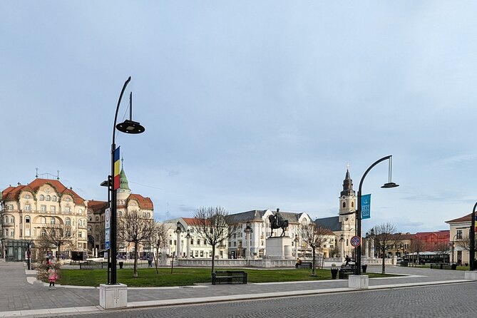 Half-Day Private Food and Wine Walking Tour Oradea Romania - Black Hawk (Vulturul Negru) Palace Arcade: the iconic Oradea moment