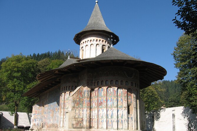 Half Day Tour to Bucovina Painted Monasteries - Voronet Monastery: Voronet blue, the Sistine Chapel comparison, and Last Judgment