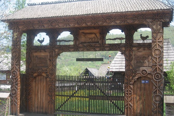 Maramures Day Tour (trip start in Bucovina, end in Sighetu M.) - Museum of Peasant Women and Barsana Monastery, where wooden culture feels lived-in
