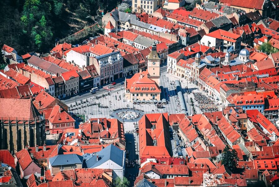 Minivan 8 Places : Dracula Castle, Peles, & Brasov Day Tour - Brasov Medieval Old Town Walk: Black Church, Council Square, and Mountain Air