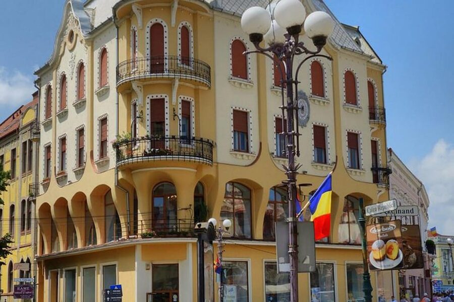 Oradea city tour - Catedrala Adormirea Maicii Domnului and Black Eagle Palace