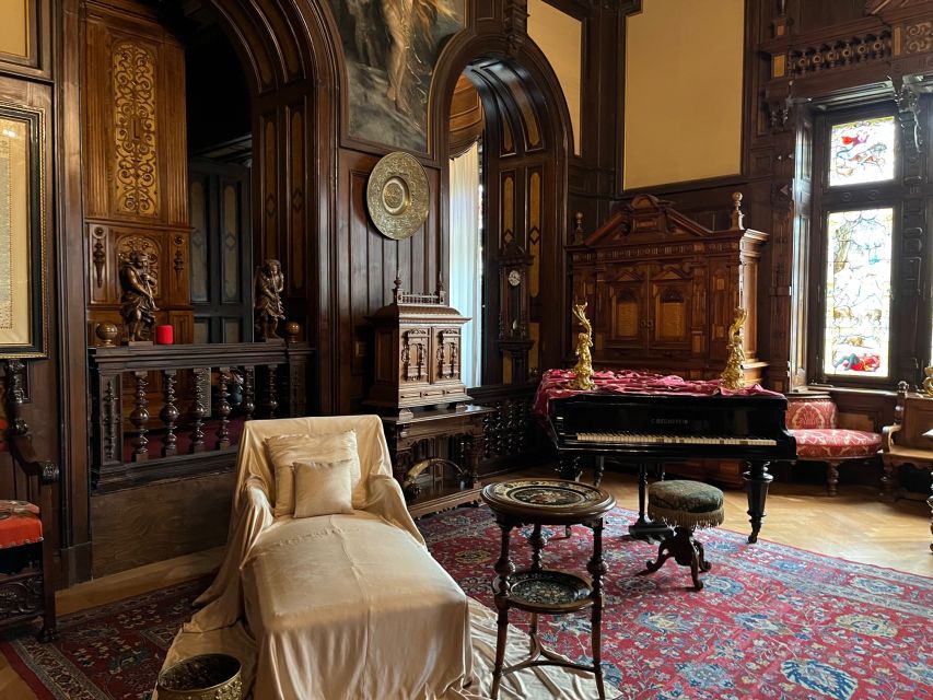 Peles & Cantacuzino Castles: Gourmet Wine & Cultural trip - Cantacuzino Castle: Neo-Romanian Charm with Garden Walks and Views