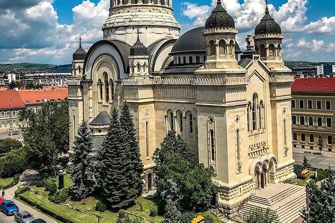 Private city tour in Cluj-Napoca - Cathedral Mitropolitana Adormirea Maicii Domnului: Byzantine inside, plus a funny construction story