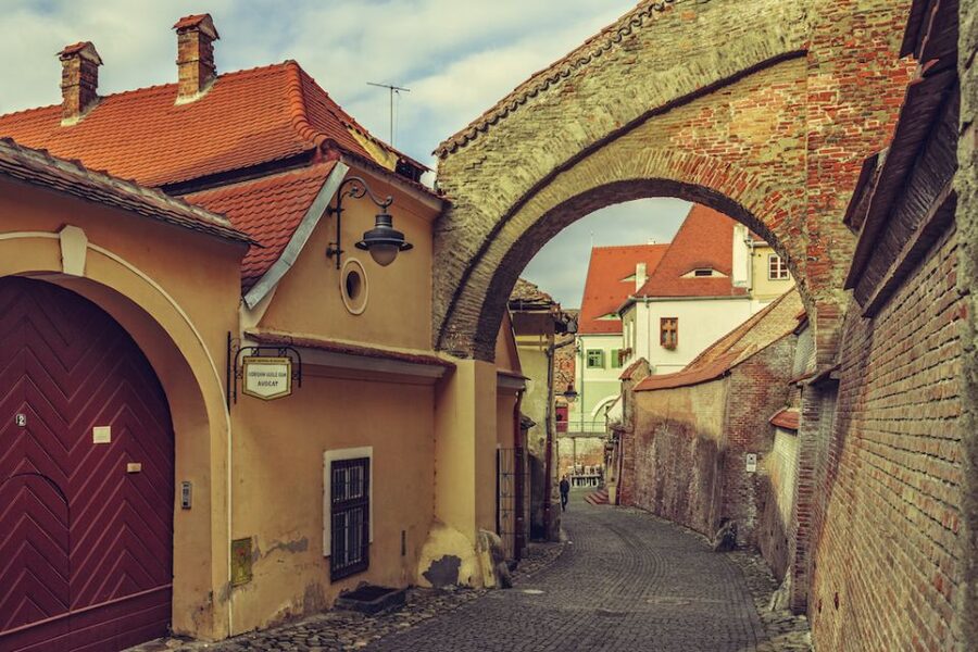 Private Day Trip to Sibiu from Bucharest - The Old City Hall tower, Brukenthal Palace, and Liars Bridge