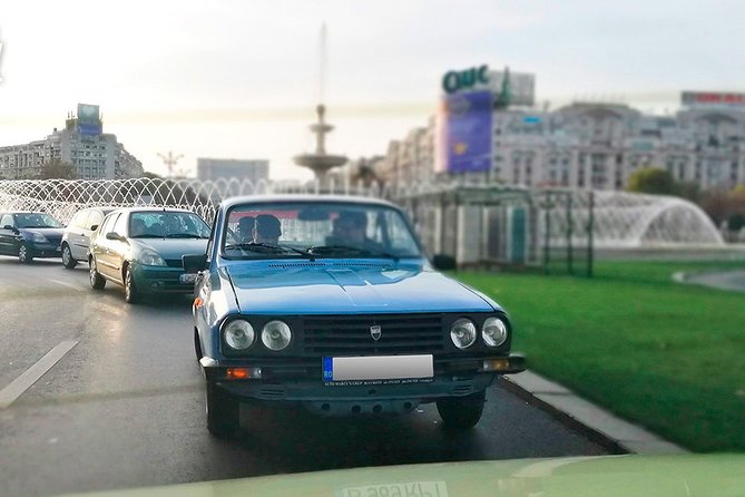 Private -RedPatrol Tour of Bucharest with a Romanian Vintage Car - Stop-by-stop: Revolution Square to the Free Press area