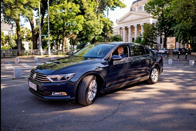 Private transfer Bucharest Henri Coanda Airport - Segafredo meet and greet at Otopeni arrival terminal