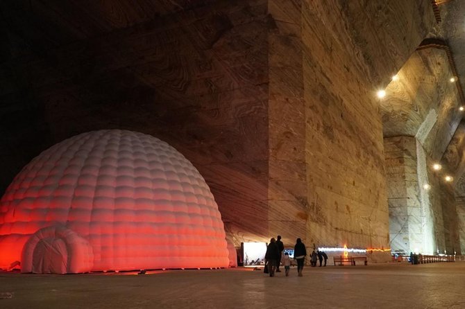 Salt Mine , Lunch at Winery & Dracula Grave - Private Tour - Entering Unirea Salt Mine: The 12°C Underground That Changes the Tempo