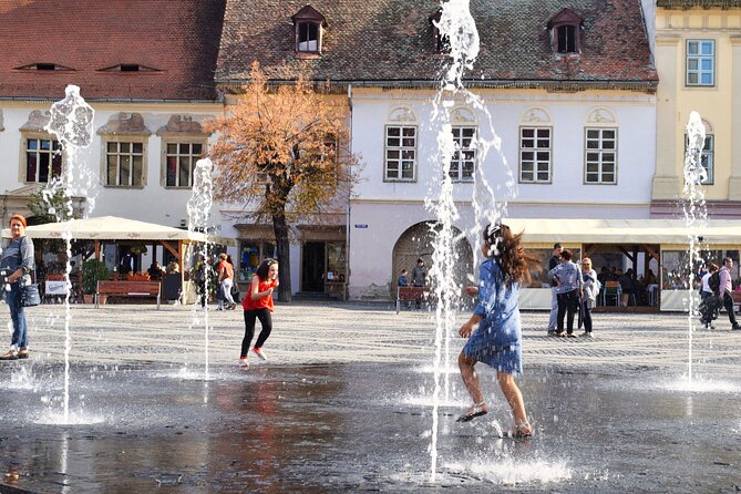 Sibiu and wine tasting, day tour from Cluj - Stop 1: Medieval Sibiu, Fortifications, and Liars’ Bridge
