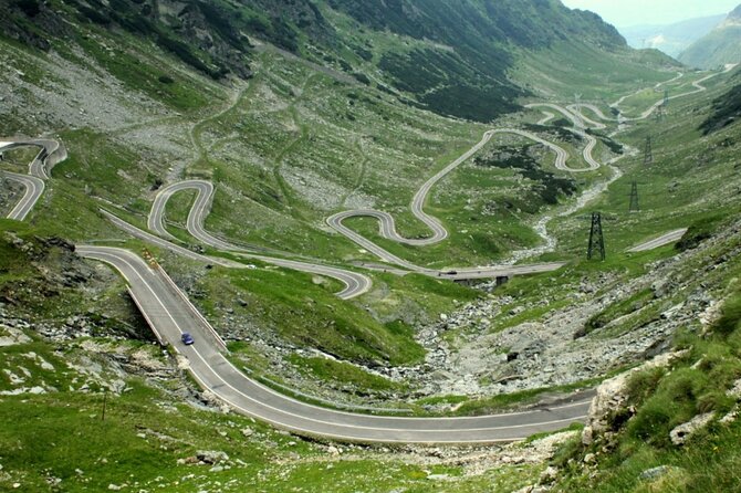 Small group max 7, Transfăgărășan the Top Gear Road - Poenari Fortress views, Vlad the Impaler, and the 66-floor climb you skip