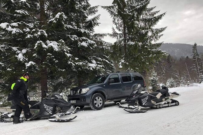 SnowMobiles Tour in Carpathian Mountains - How This Bucharest to Carpathians Day Trip Really Feels
