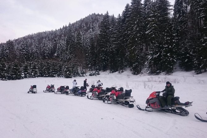 SnowMobiles Tour in Carpathian Mountains - Sinaia Gondola Area: Great Views, Cable Car Not Included