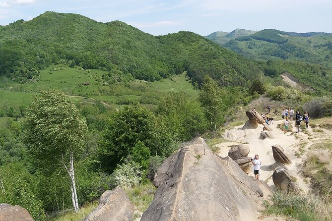 Strange Growing Stones and Mud Volcanoes in Buzau County - Stop 2 at Berca mud volcanoes: cold clay cones from deep underground gas