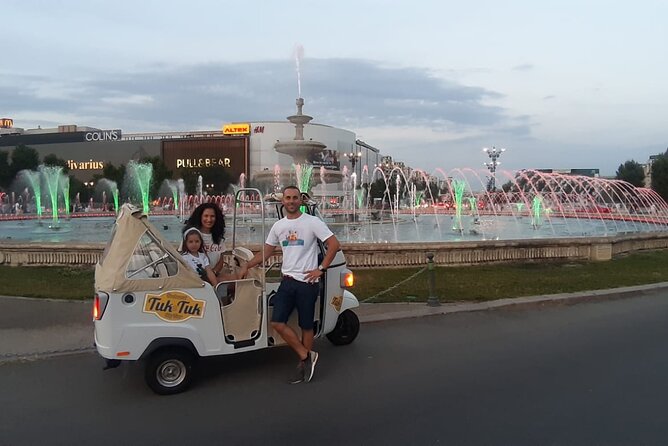Tuk Tuk Bucharest Private Tour - Unique Experience. - Ateneul Roman and Revolution Square: music hall and the turning point