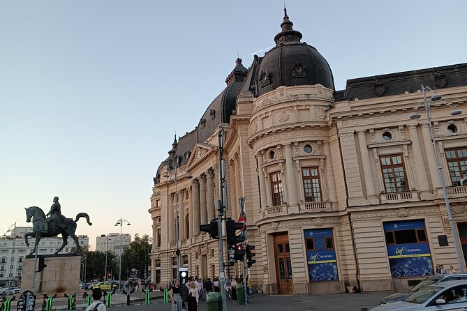 Walking Tour- Delightful Bucharest (Highlights, Stories, Sights) - Palatul CEC: Little Paris vibes, without going inside